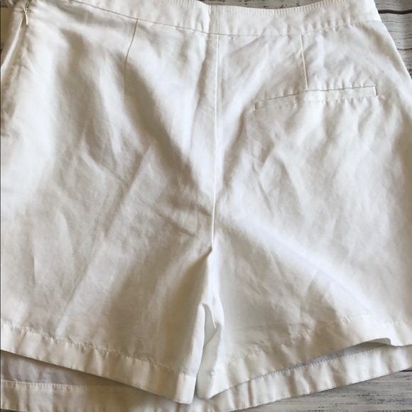 COS White Linen Wrap-over Skirt Shorts 10 - Picture 8 of 10